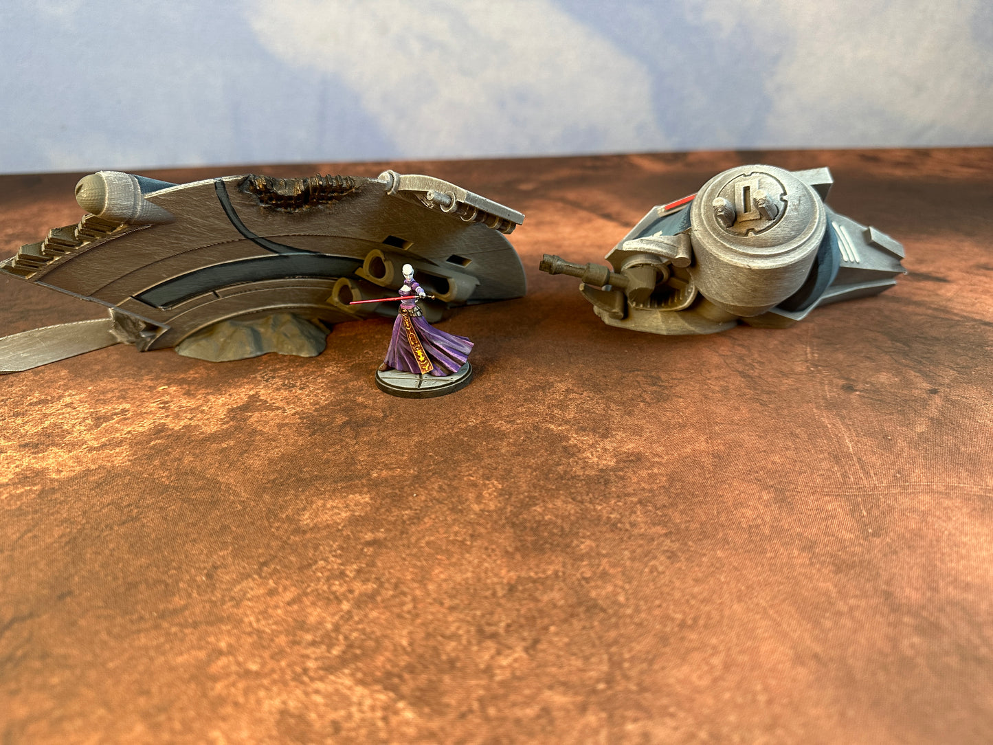 Shatterpoint Crashed Separatist Gunship