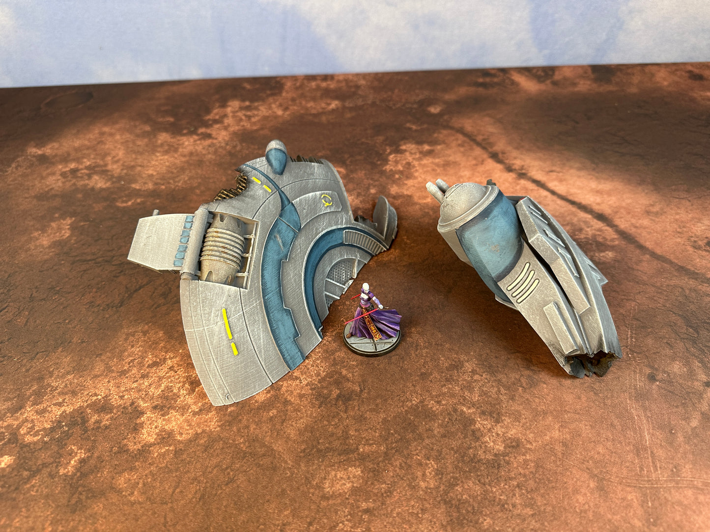 Shatterpoint Crashed Separatist Gunship