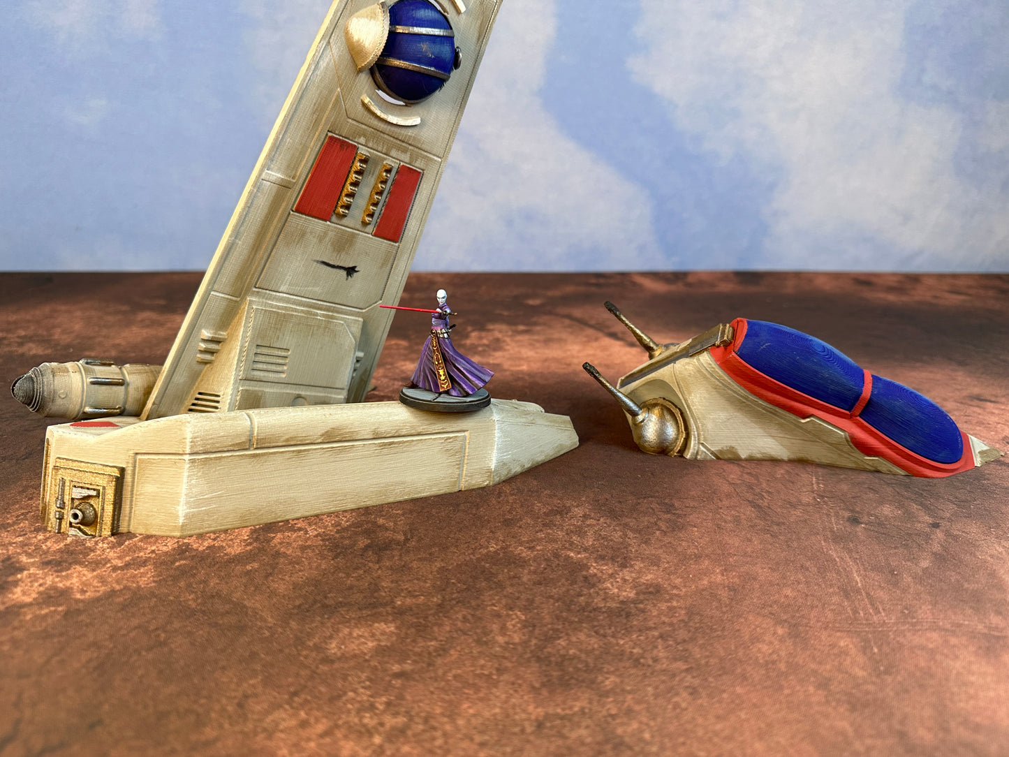 Shatterpoint Crashed Republic Gunship A Set