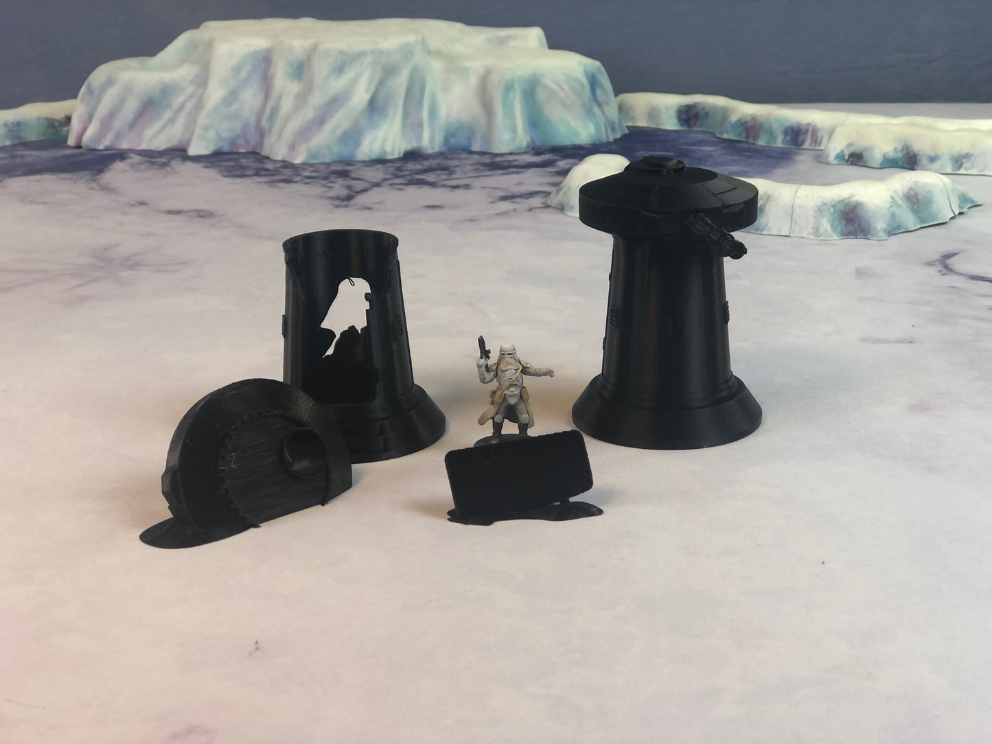 Ice Planet Laser Turret Set