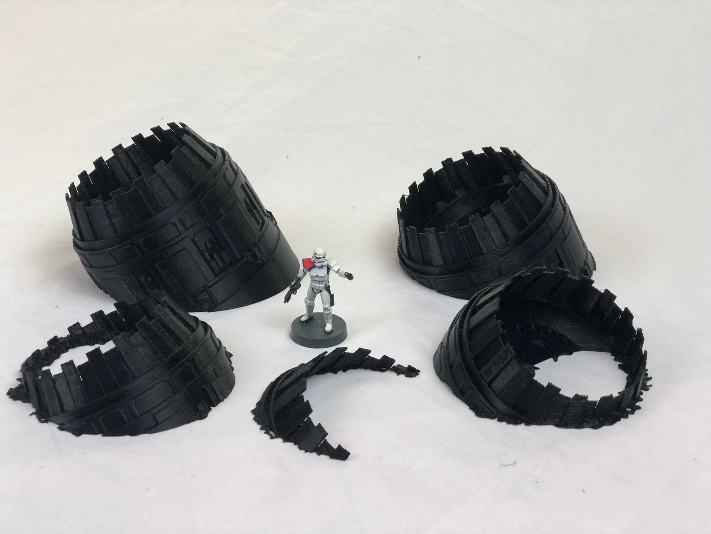 Crashed 5 Engine Set