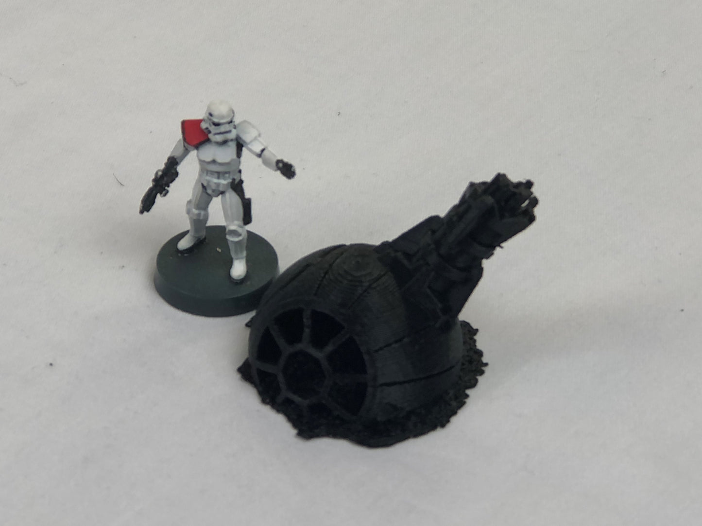 Crashed Imperial Fighter Fuselage Debris