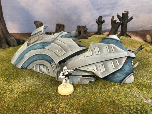 Crashed Separatist Gunship