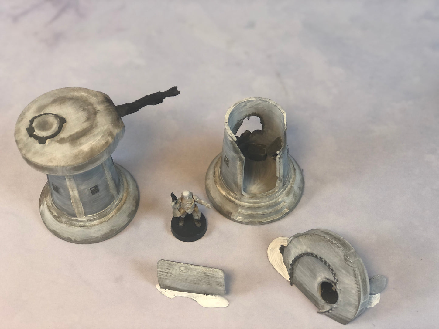 Ice Planet Laser Turret Set