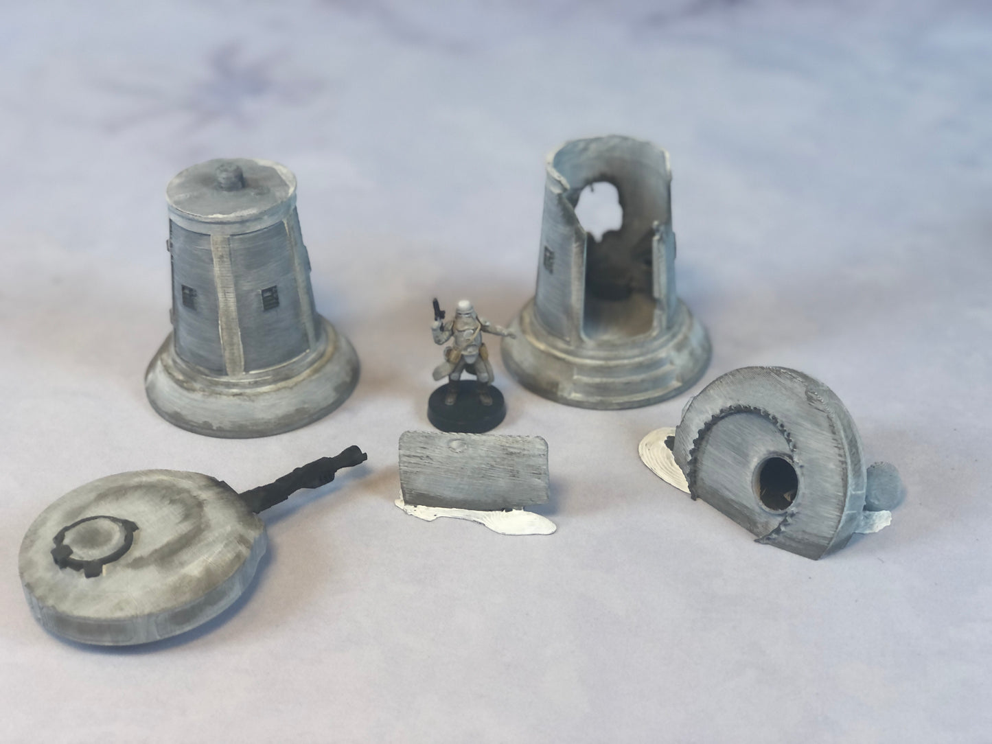 Ice Planet Laser Turret Set