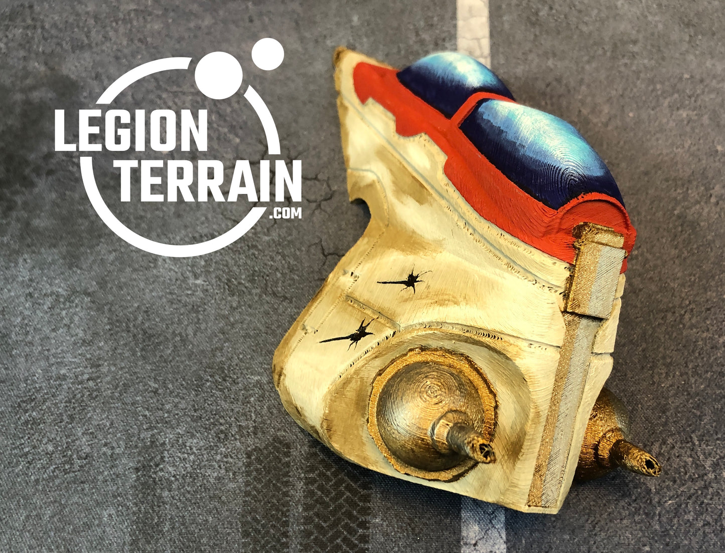 Crashed Republic Gunship A Set - LegionTerrain