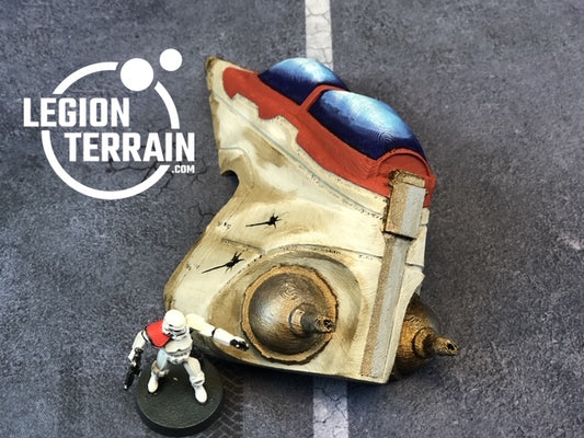 Crashed Republic Gunship A Nose - LegionTerrain