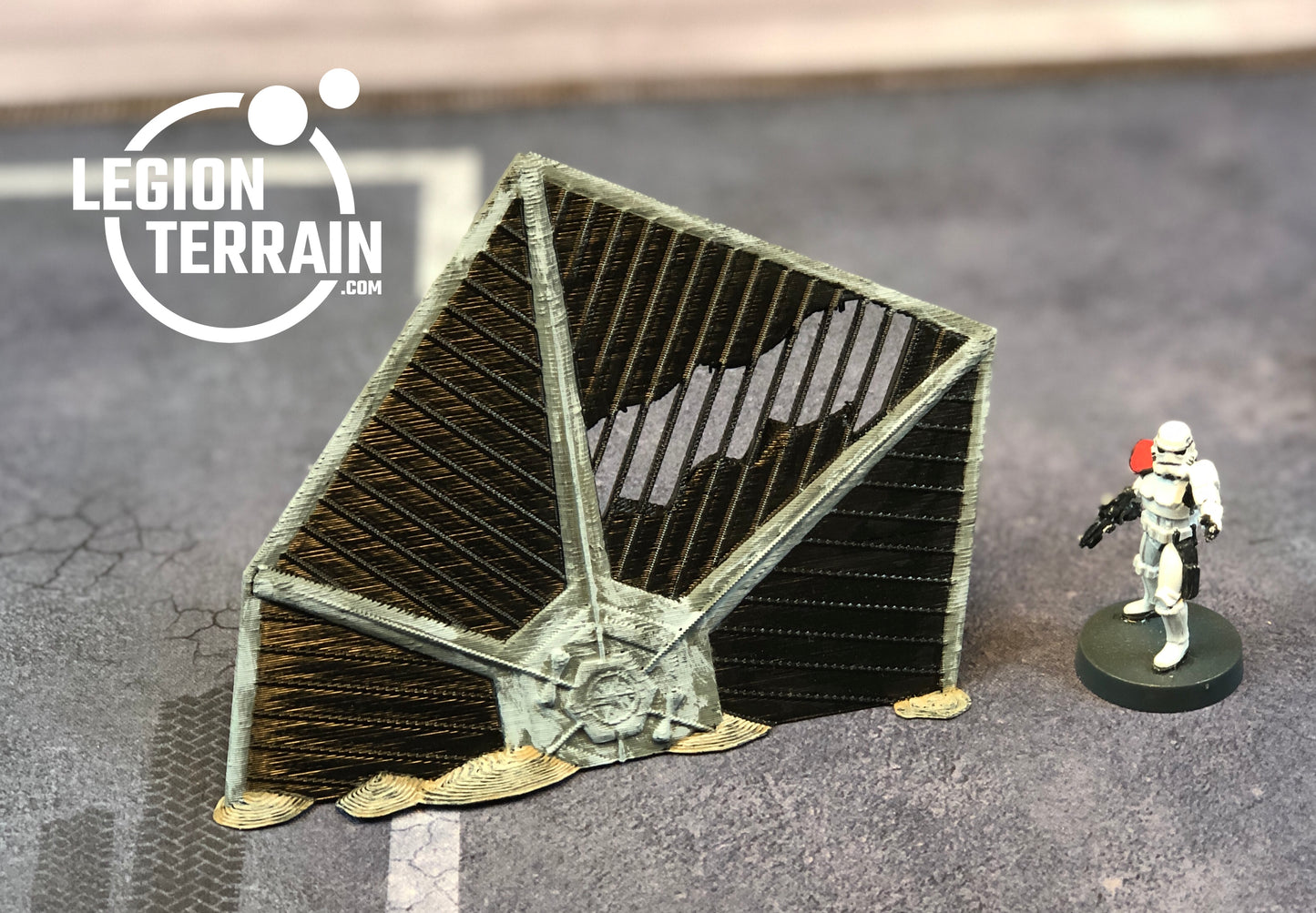Crashed Imperial Fighter Wing Debris - LegionTerrain