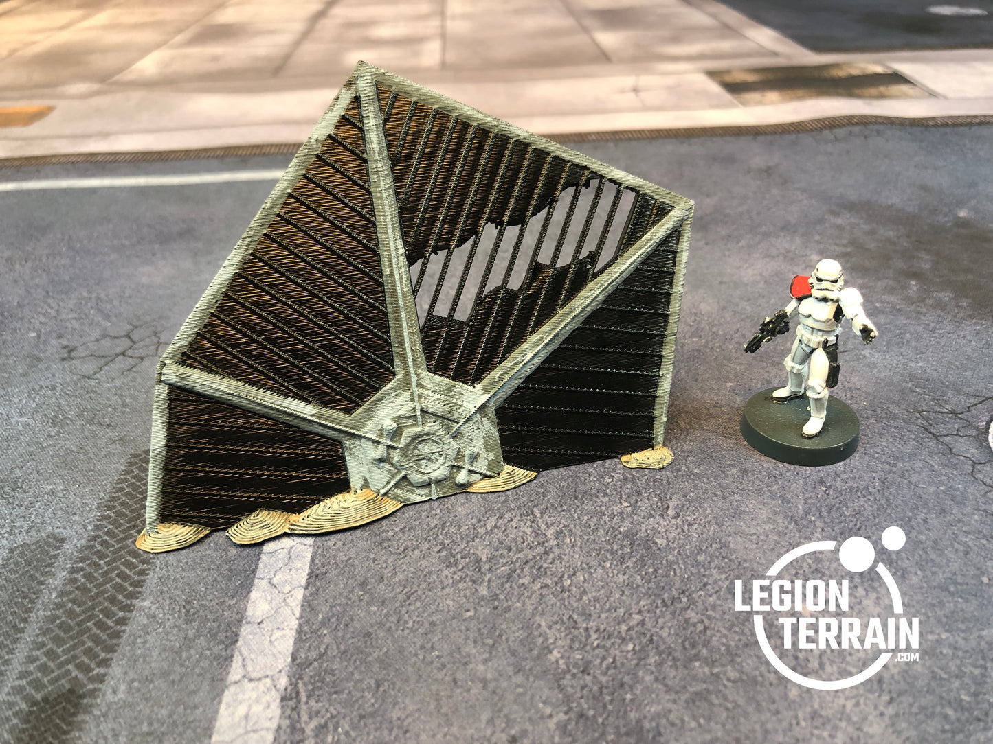 Crashed Imperial Fighter Wing Debris - LegionTerrain