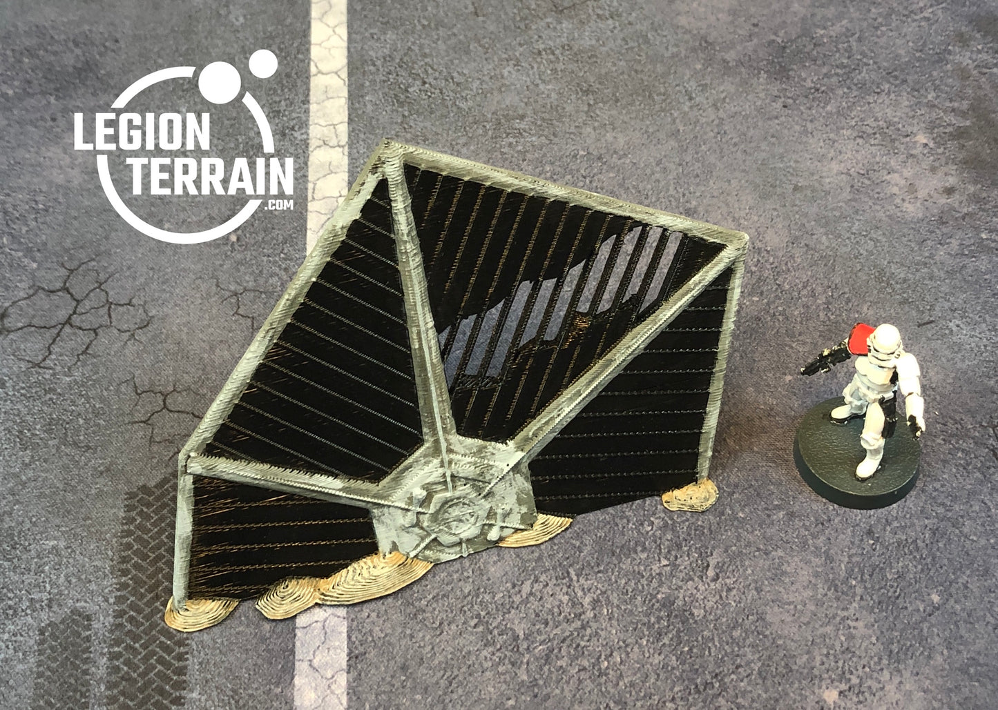 Crashed Imperial Fighter Wing Debris - LegionTerrain