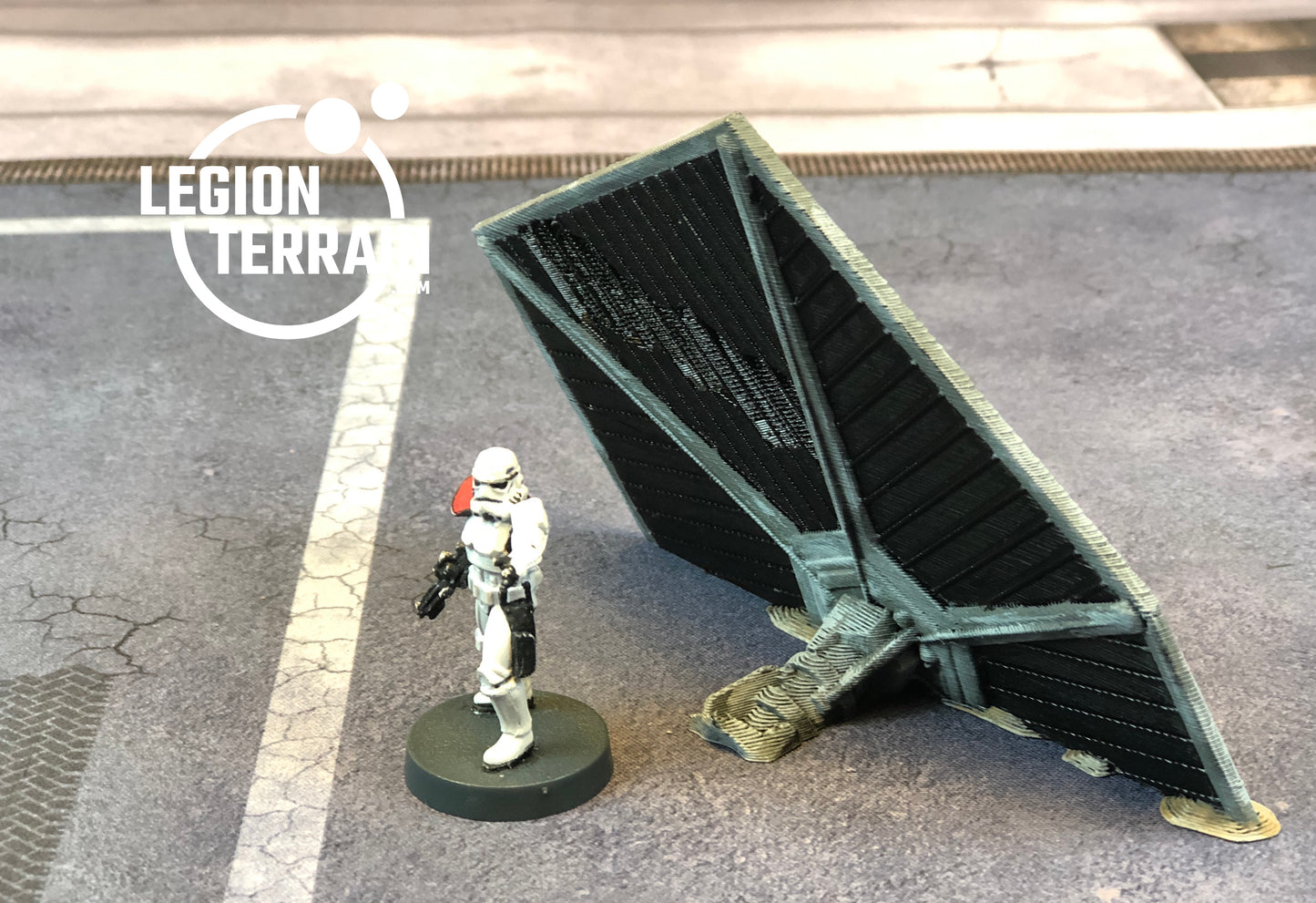 Crashed Imperial Fighter Wing Debris - LegionTerrain