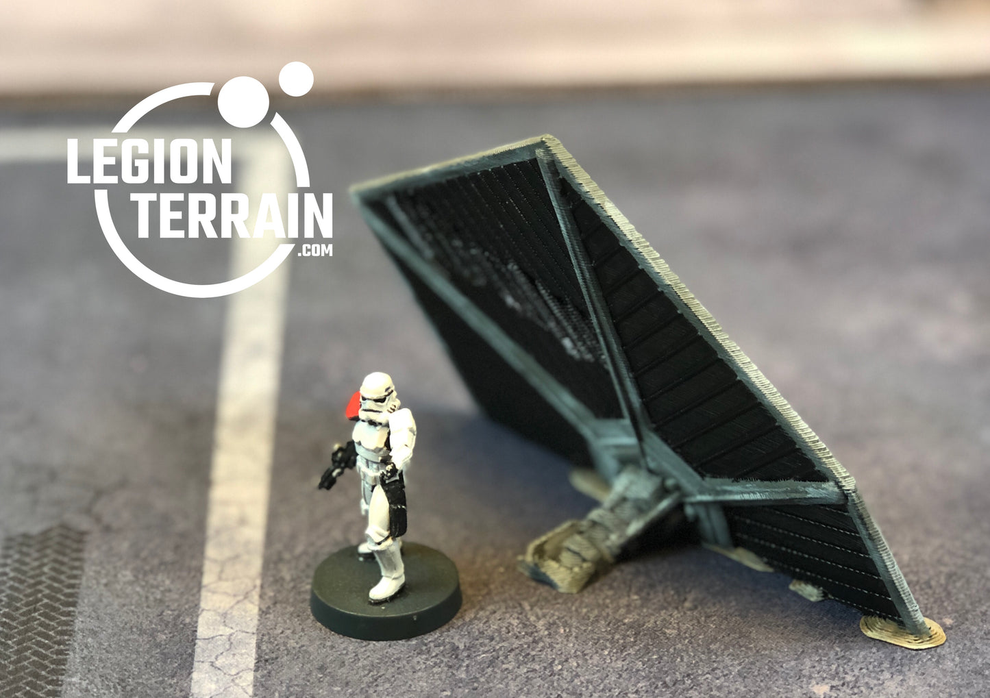 Crashed Imperial Fighter Wing Debris - LegionTerrain