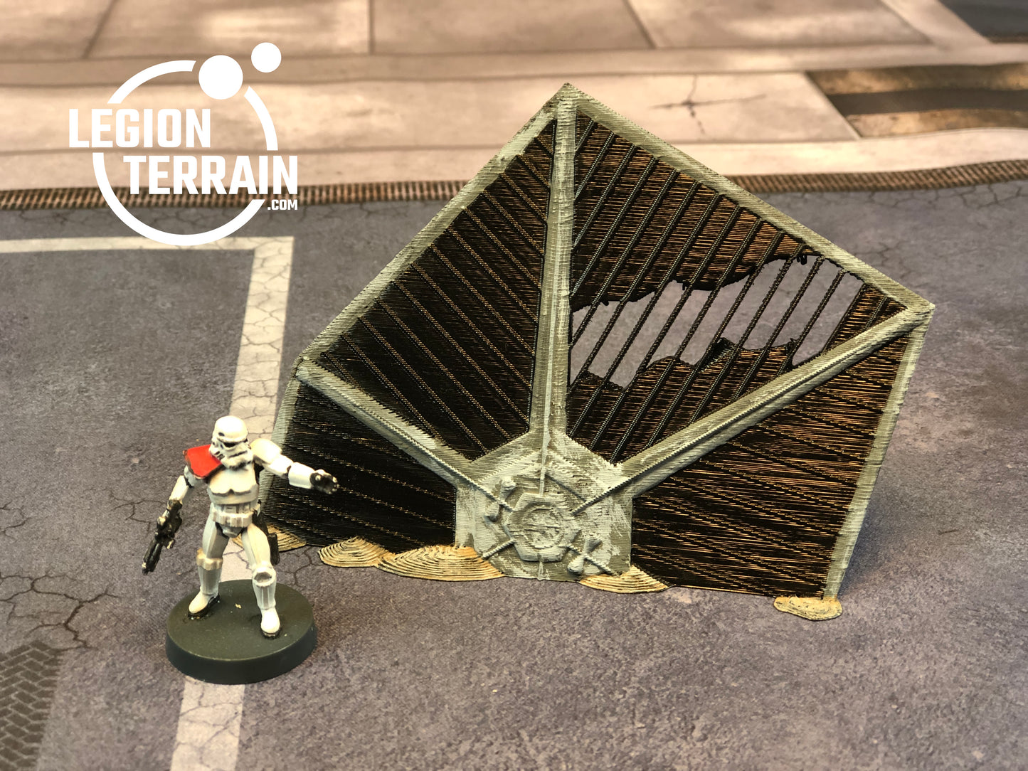 Crashed Imperial Fighter Wing Debris - LegionTerrain