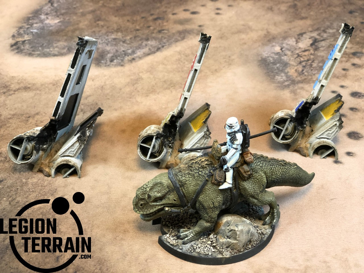 Crashed Rebel Fighter Wing A Debris - LegionTerrain