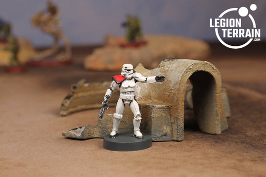 Burned Out Desert Hut B - LegionTerrain