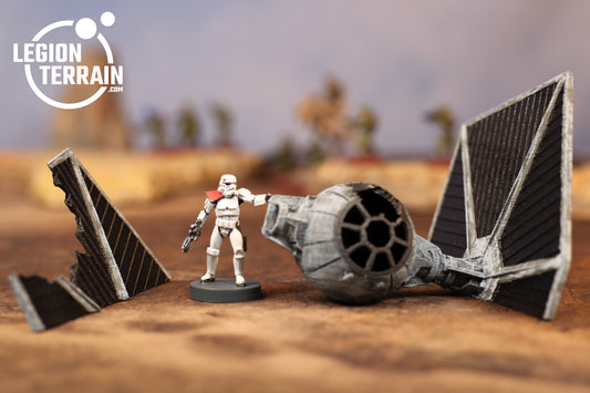 Crashed Imperial Fighter ONE - LegionTerrain