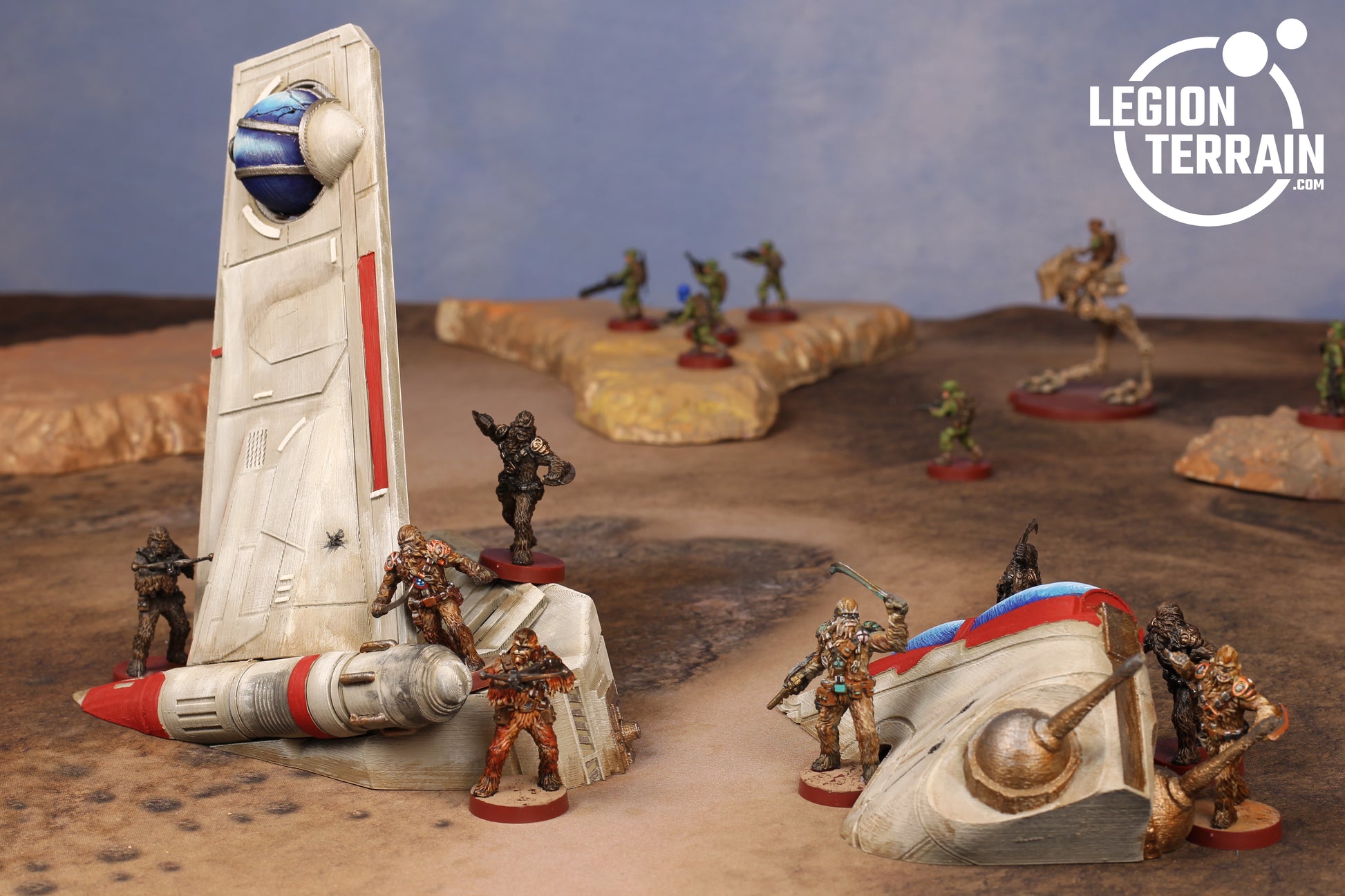 Crashed Republic Gunship A Nose - LegionTerrain