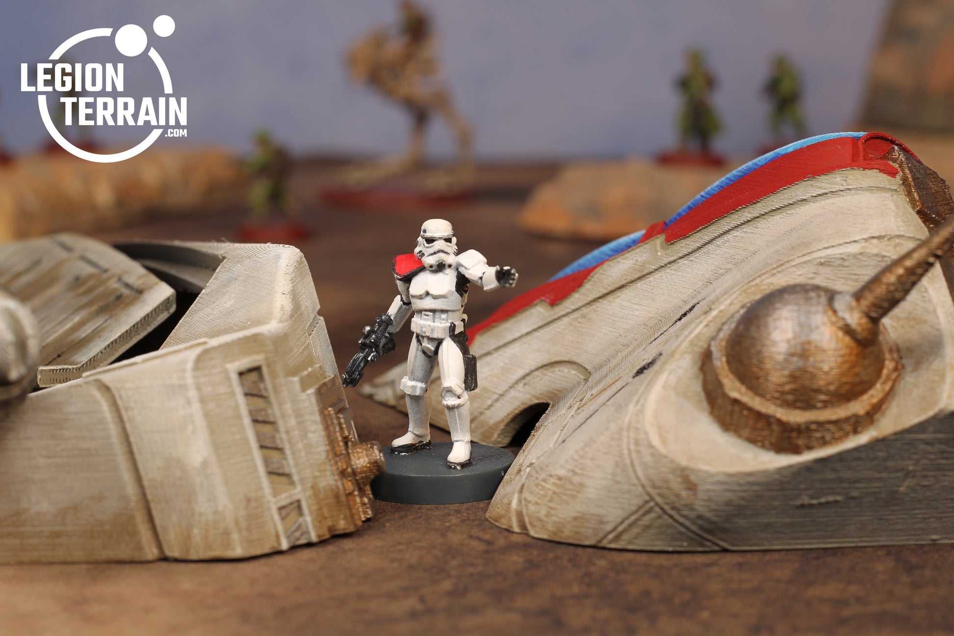 Crashed Republic Gunship A Nose - LegionTerrain