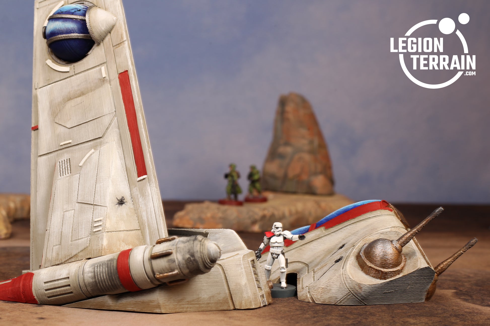 Crashed Republic Gunship A Nose - LegionTerrain