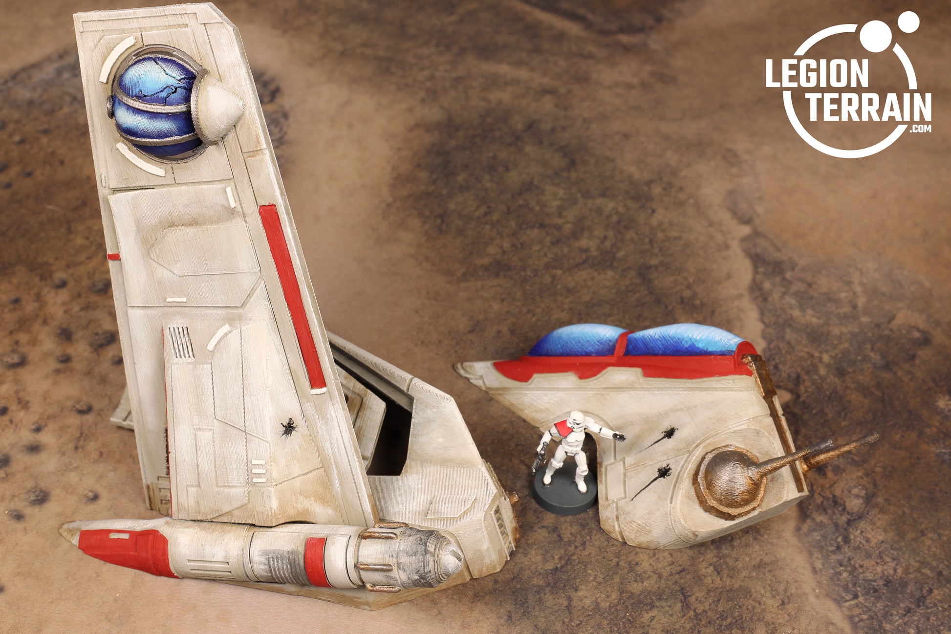 Crashed Republic Gunship A Nose - LegionTerrain