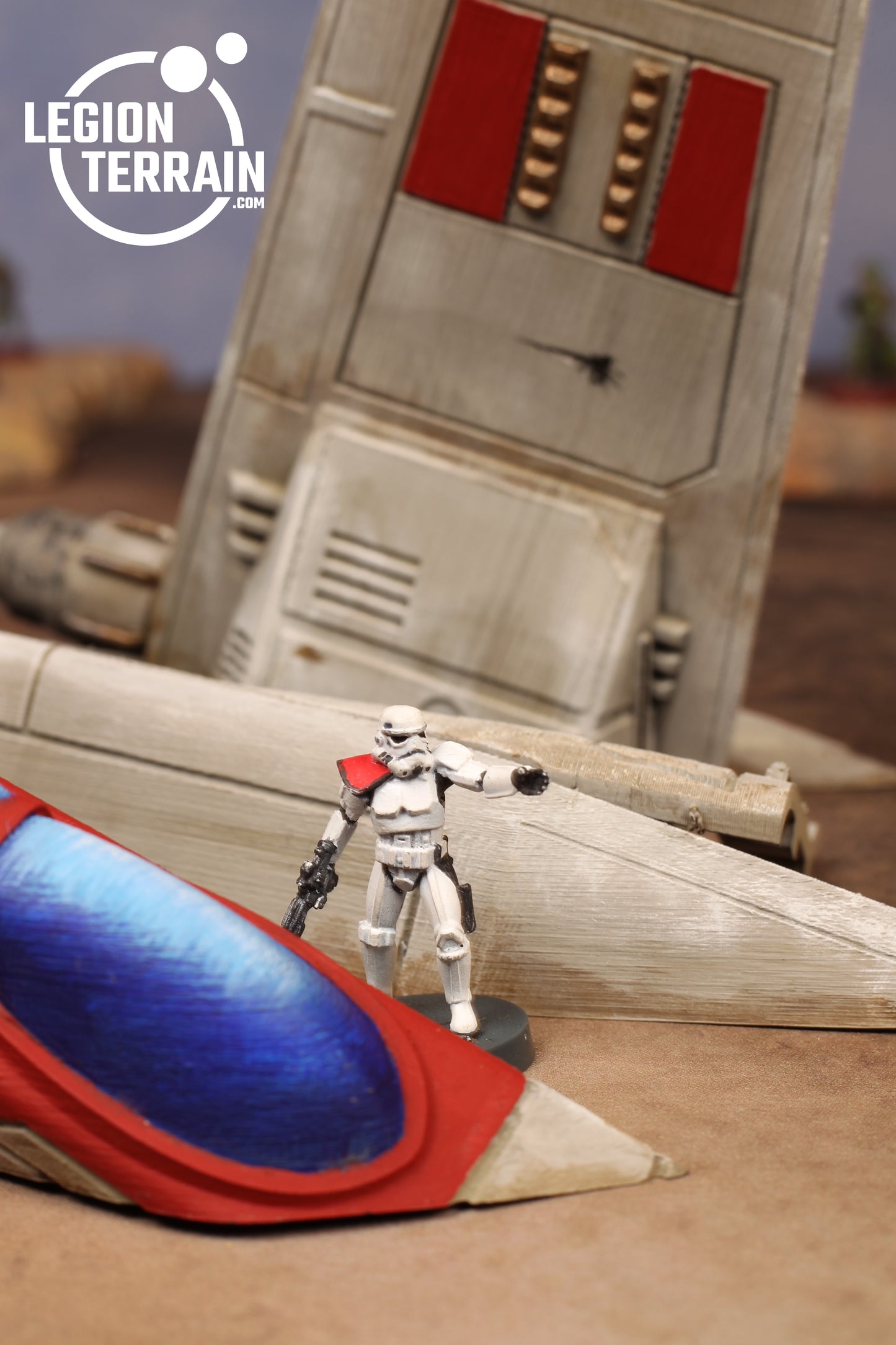 Crashed Republic Gunship A Nose - LegionTerrain