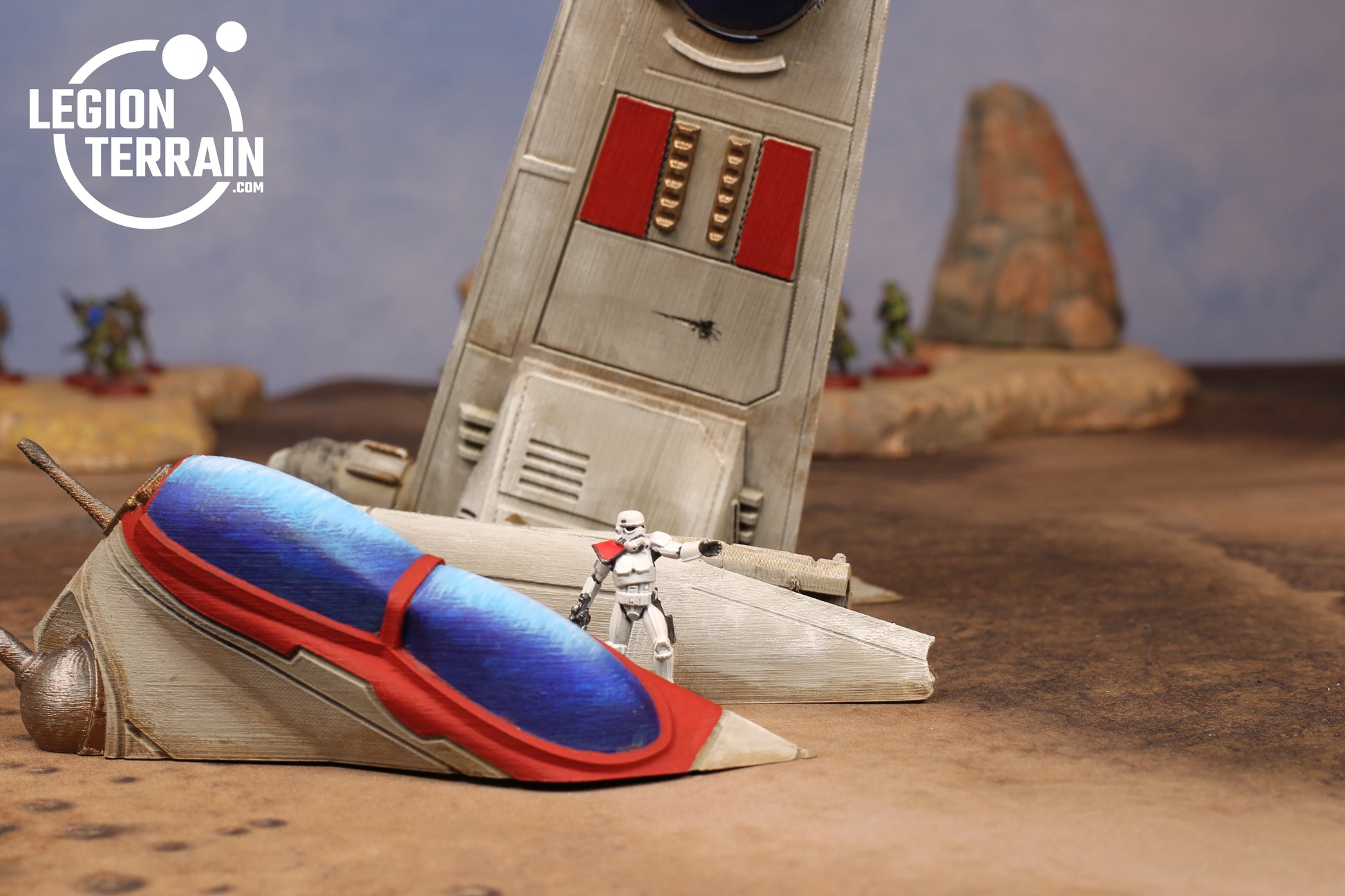 Crashed Republic Gunship A Nose - LegionTerrain