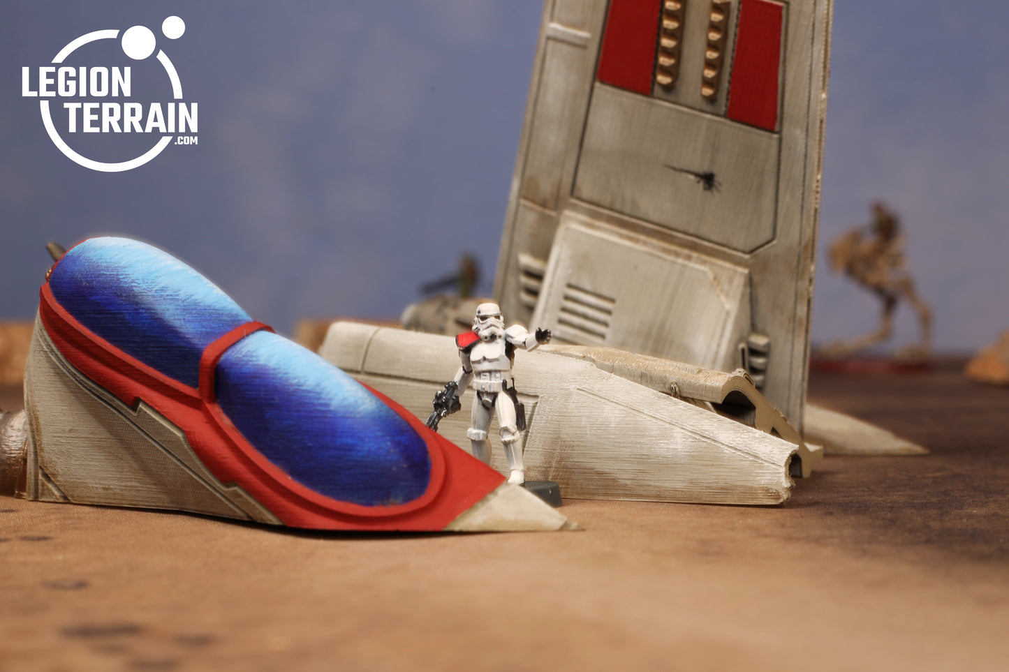 Crashed Republic Gunship A Nose - LegionTerrain