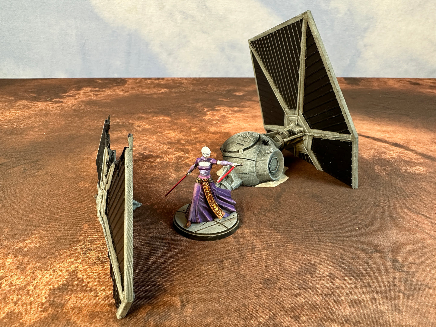 Shatterpoint - Crashed Imperial Fighter TWO
