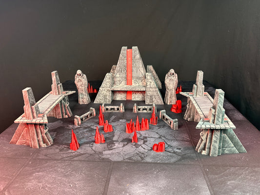 Ancient Dark Temple 3'x3' Table A