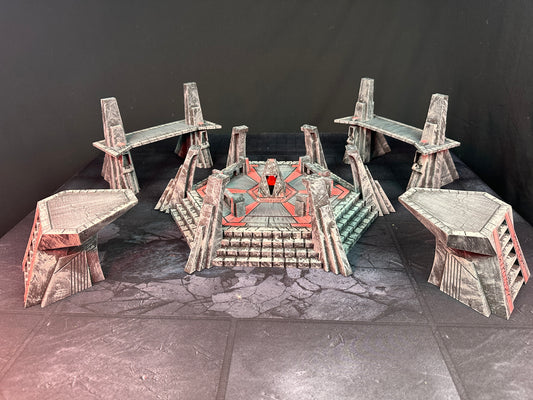 Ancient Dark Temple 3'x3' Table B