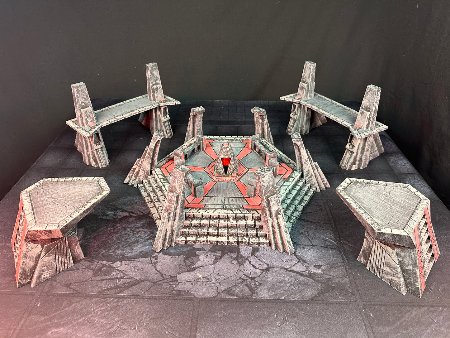 Ancient Dark Temple 3'x3' Table B
