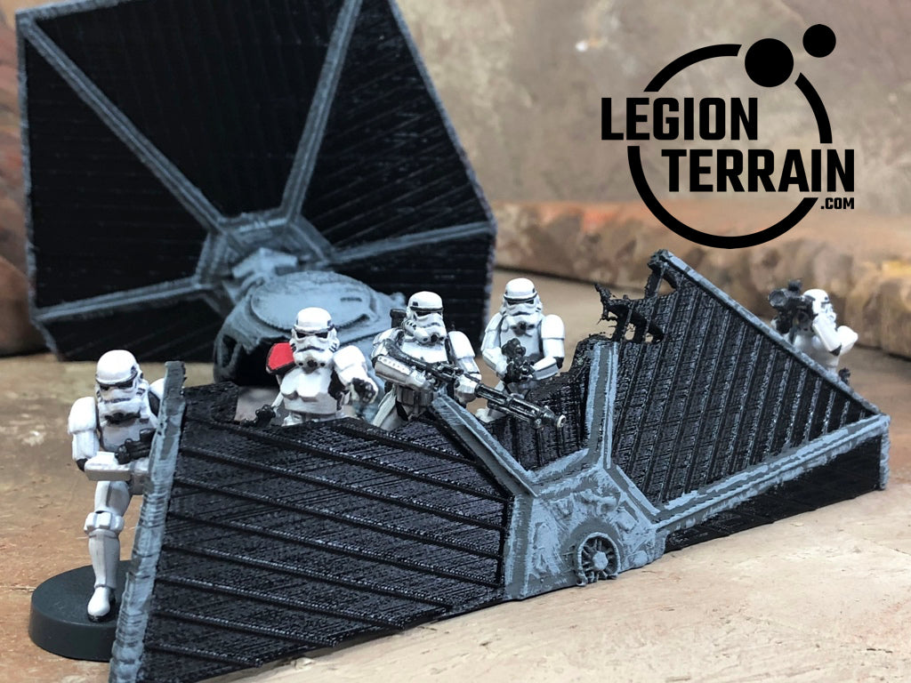 Crashed Imperial Fighter TWO - LegionTerrain