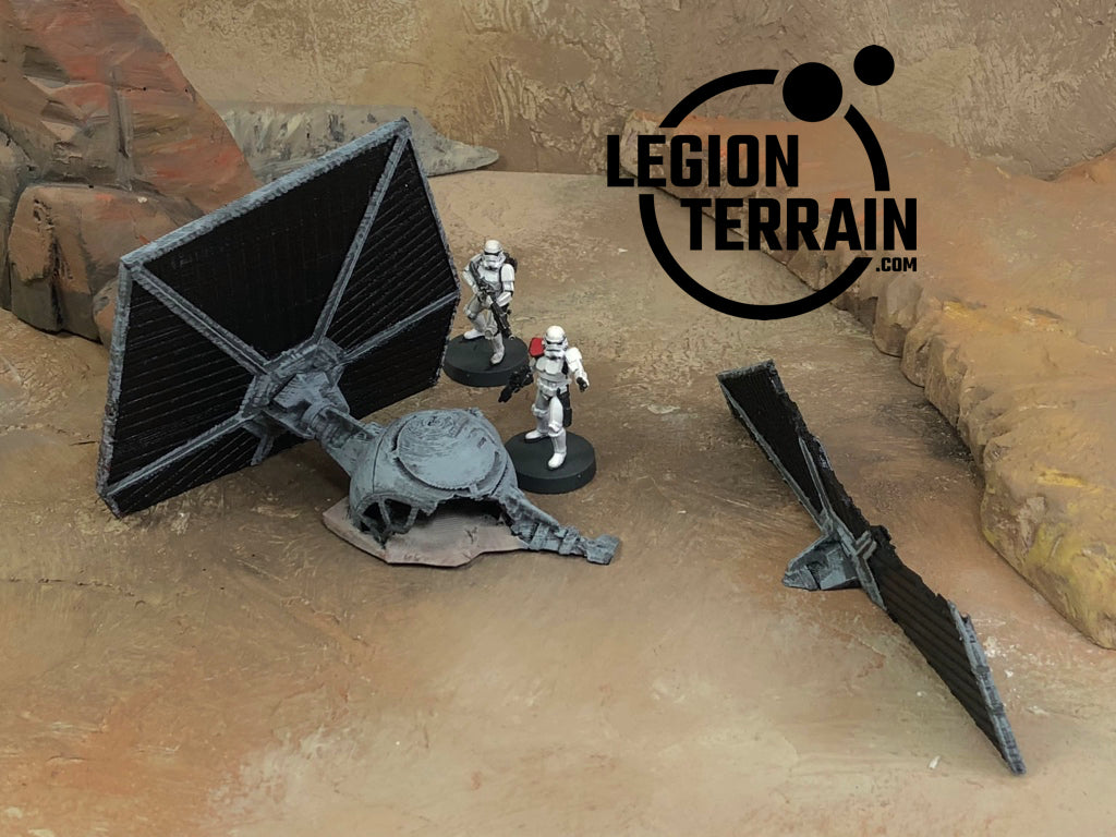 Crashed Imperial Fighter TWO - LegionTerrain