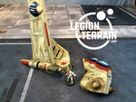 Crashed Republic Gunship A Set - LegionTerrain