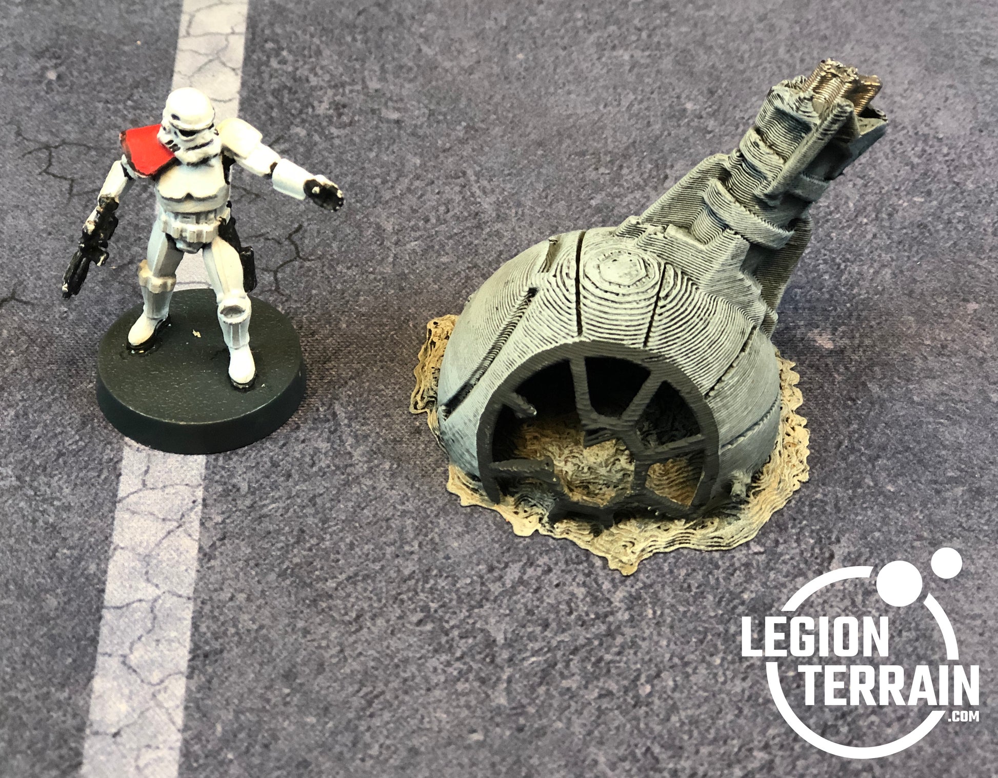 Crashed Imperial Fighter Fuselage Debris - LegionTerrain