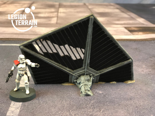 Crashed Imperial Fighter Wing Debris - LegionTerrain