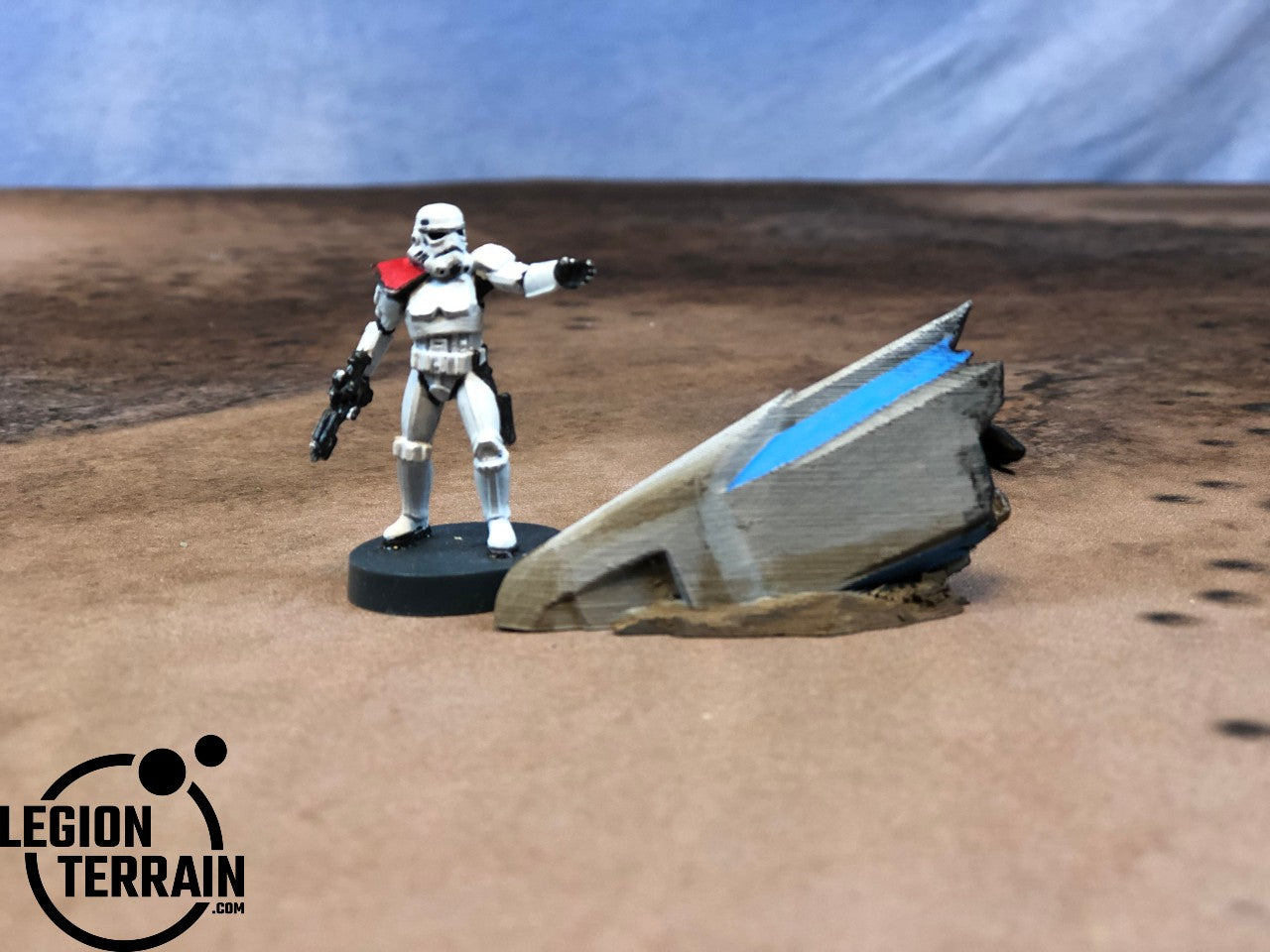 Crashed Rebel Fighter Nose Debris - LegionTerrain