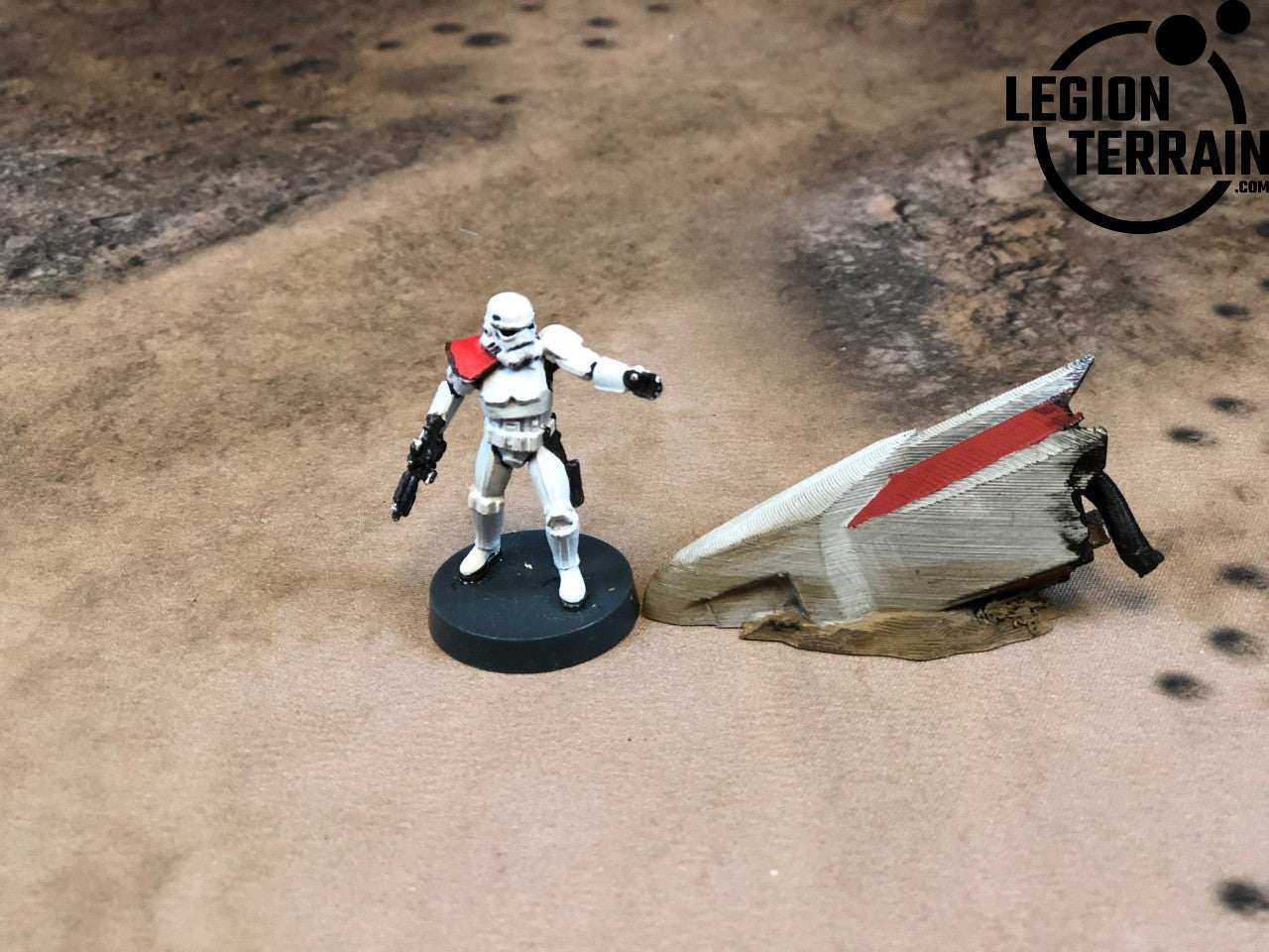 Crashed Rebel Fighter Nose Debris - LegionTerrain