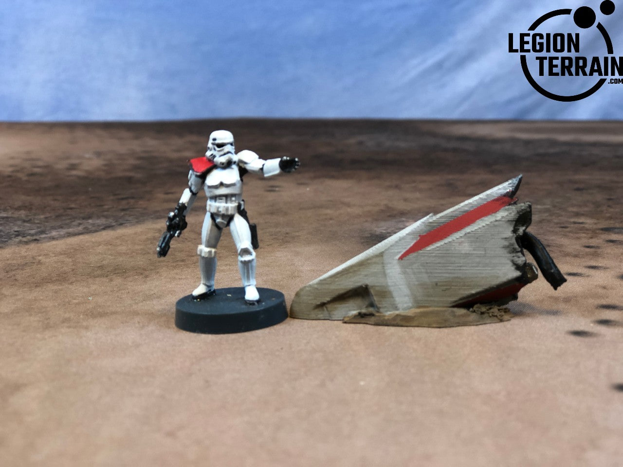 Crashed Rebel Fighter Nose Debris - LegionTerrain