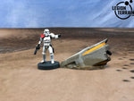 Crashed Rebel Fighter Nose Debris - LegionTerrain