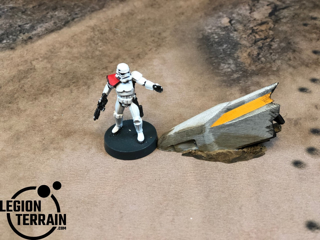 Crashed Rebel Fighter Nose Debris - LegionTerrain
