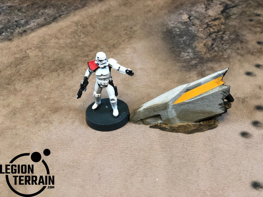 Crashed Rebel Fighter Nose Debris - LegionTerrain