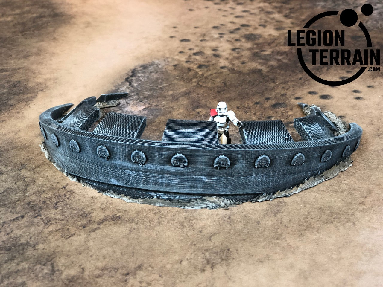 Crashed Capital Ship Engine - LegionTerrain