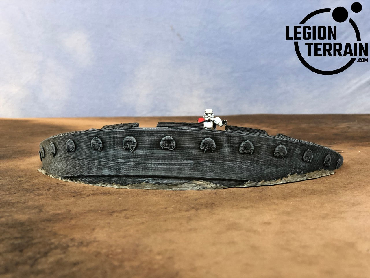 Crashed Capital Ship Engine - LegionTerrain