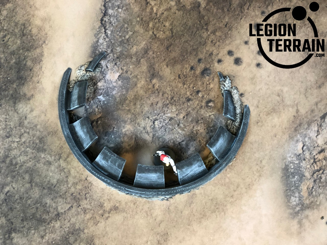 Crashed Capital Ship Engine - LegionTerrain