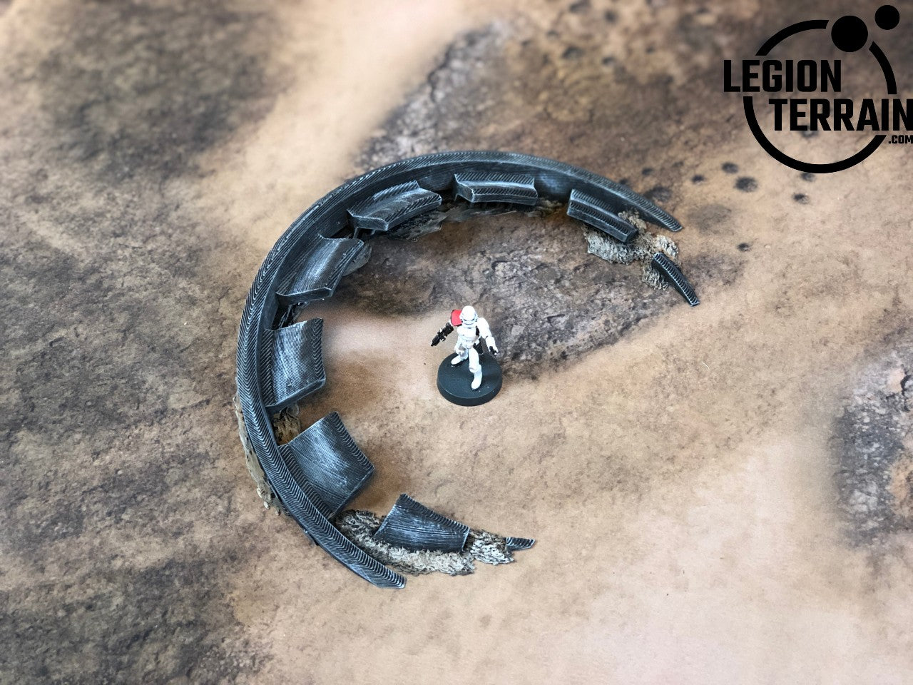 Crashed Capital Ship Engine - LegionTerrain