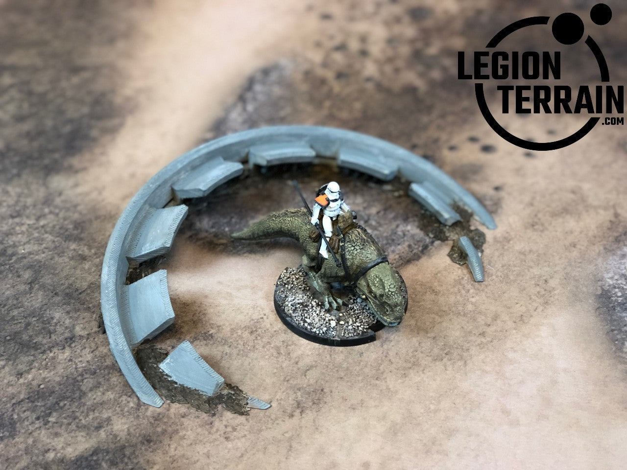 Crashed Capital Ship Engine - LegionTerrain