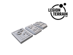 Digital STL File - Door Panel Control Greebles - LegionTerrain