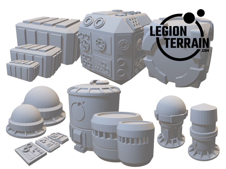 Digital STL File - Scatter Bundle - LegionTerrain