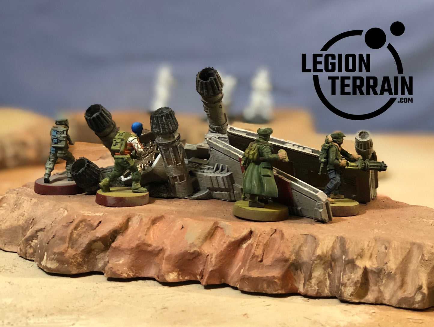 Crashed Rebel Fighter B - LegionTerrain